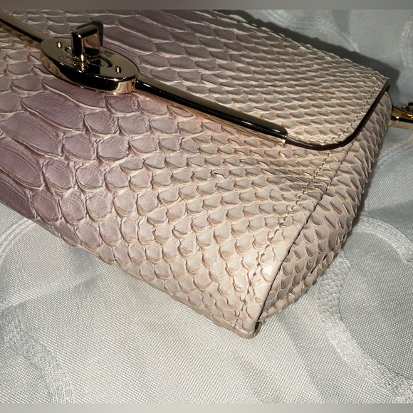 Coach Madison Limited Edition Python Embossed Shoulder Bag. - Picture 8 of 16